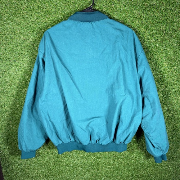 Vintage Dunbrooke ISP Minerals‎ 1996 XL Safety Award Teal Green Jacket Mens - Picture 4 of 8